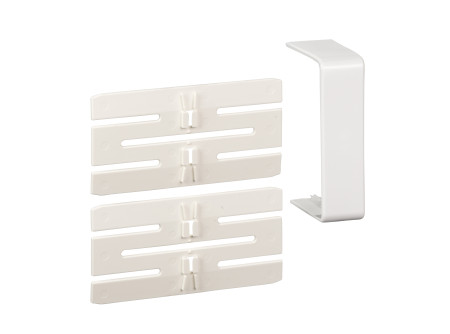 Schneider ISM10106P - OPTILINE 45 Takaróelem +2 toldó 75x55 mm, műanyag, polárfehér