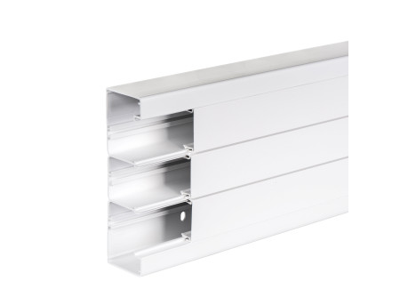 Schneider ISM10500P - OPTILINE 45 kábelcsatorna fedéllel 185x55 mm, műanyag, polárfehér