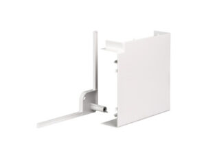 Schneider ISM10503P - OPTILINE 45 kanyarelem 90°, 185x55 mm, műanyag, polárfehér