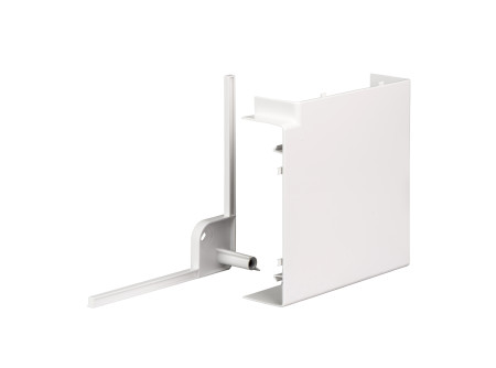 Schneider ISM10503P - OPTILINE 45 kanyarelem 90°, 185x55 mm, műanyag, polárfehér