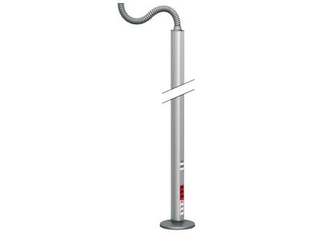 Schneider ISM20118 - OPTILINE 45 energiaoszlop, szabadon álló, kétoldalas, 2.9 m, eloxált alu