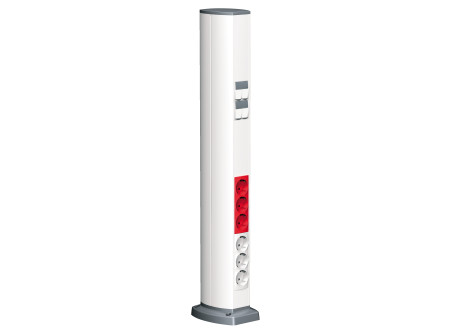 Schneider ISM20203P - OPTILINE 45 minioszlop, 12 modul, kétoldalas, polárfehér