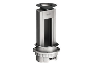 Schneider ISM20401 - OPTILINE 45 mini Pop-up doboz, 8 molulos, szerelvények nélkül, eloxált alu