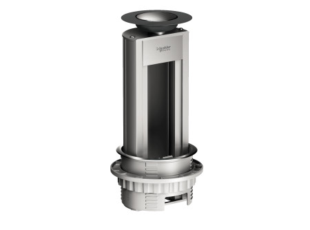 Schneider ISM20401 - OPTILINE 45 mini Pop-up doboz, 8 molulos, szerelvények nélkül, eloxált alu
