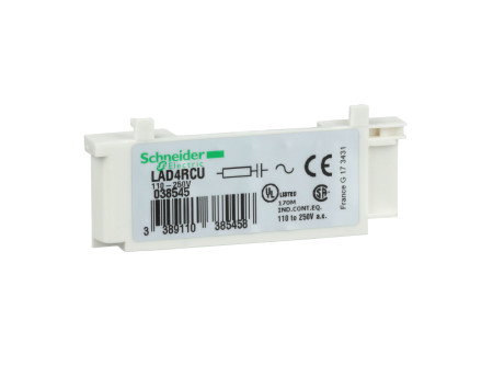 Schneider LAD4RCU - RC zavarszűrő, 110-240VAC
