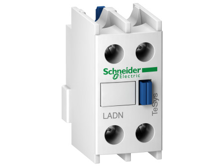 Schneider LADN02 - Segédérintkező blokk, homloklapi, 2NY, csavaros csatlakozás
