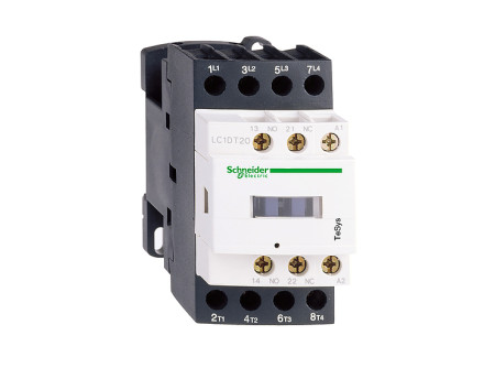 Schneider LC1D098P7 - AC mágneskapcsoló, 20A (AC1), csavaros csatlakozású, 2Z+2NYpólus