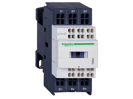 Schneider LC1D323BD - DC mágneskapcsoló, 15kW/32A (400V, AC3), rugós csatlakozás, 1Z+1NY