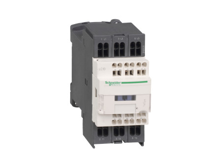 Schneider LC1D323P7 - AC mágneskapcsoló, 15kW/32A (400V, AC3), rugós csatlakozás, 1Z+1NY