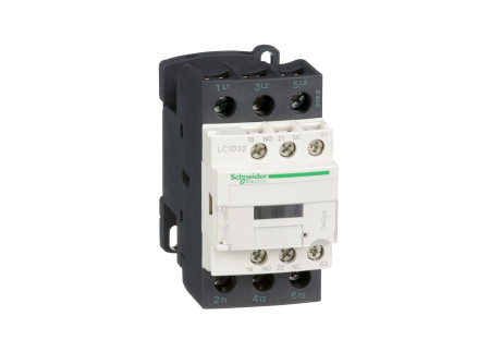 Schneider LC1D32B7 - AC mágneskapcsoló, 15kW/32A (400V, AC3), csavaros csatlakozás, 1Z+1NY