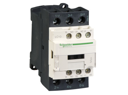 Schneider LC1D38BL - Kisfogy. DC, 18,5kW/38A (400V, AC3), csavaros csatlakozás, 1Z+1NY