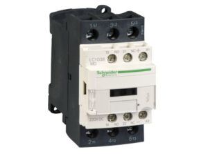 Schneider LC1D38MD - DC mágneskapcsoló, 18,5kW/38A (400V, AC3), csavaros csatlakozás, 1Z+1NY