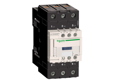 Schneider LC1D40AP7 - 3pólusú Everlink mágneskapcsoló (AC3, 400V 40A), tek. 230V AC 50/60Hz
