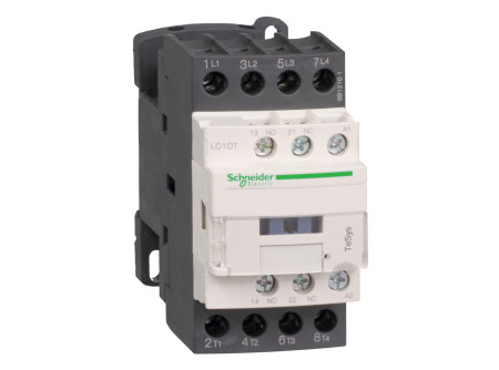 Schneider LC1DT40BD - DC mágneskapcsoló, 40A (AC1), csavaros csatlakozású, 4Z pólus