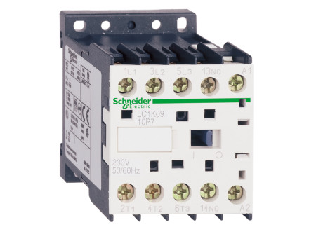 Schneider LC1K1601B7 - Mágneskapcsoló 16A, 1 nyitó, AC, 50/60 Hz