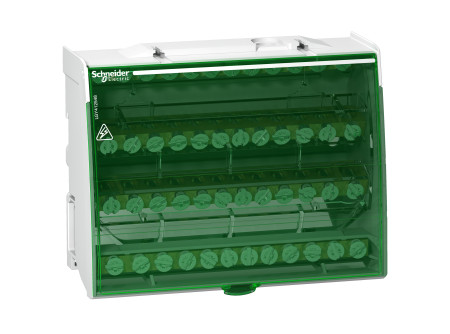 Schneider LGY412548 - LINERGY DS csavaros elosztó blokk, 125A, 4P, 48 lyuk