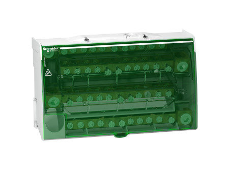 Schneider LGY416048 - LINERGY DS csavaros elosztó blokk, 160A, 4P, 48 lyuk