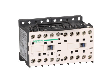 Schneider LP2K0901BD - Irányváltó mágneskapcsoló 9A, 1 nyitó, DC, 2,4 W