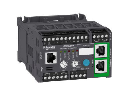 Schneider LTMR08EFM - TesysT vezérlő ETHERNET 0,4-8A 230VAC
