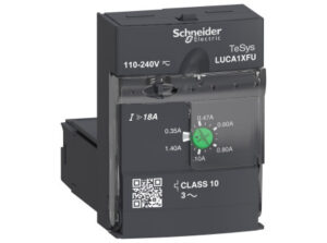 Schneider LUCA1XFU - Vezérlőegység, 0,35-1,4A, 110-240VAC/DC, 10-es osztályú, 3-fázisú