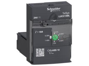 Schneider LUCC1XBL - Vezérlőegység, 0,35-1,4A, 24VDC, 10-es osztályú, 1-fázisú