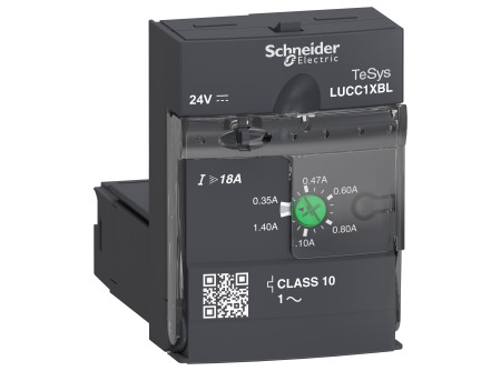 Schneider LUCC1XBL - Vezérlőegység, 0,35-1,4A, 24VDC, 10-es osztályú, 1-fázisú
