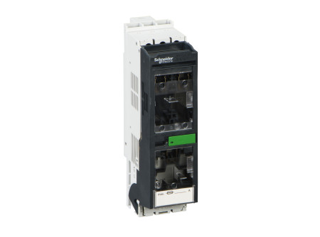 Schneider LV480751 - ISFT100N/DIN(000) 3P 60mm gyűjtősínes csatlakozású, mellső, felső csatlakozá