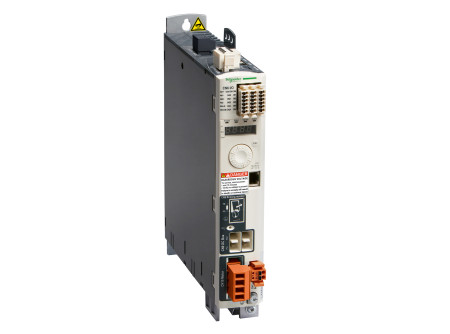 Schneider LXM32CD72N4 - Lexium 32 szervohajtás, 7000 W, 3f, 480 VAC, Modbus, +/-10V, impulzus vez