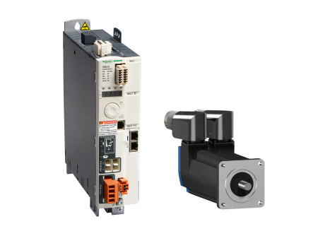 Schneider LXM32SU90M2 - Lexium 32 szervohajtás, 500 W, 1f, 230 VAC, Modbus, sercos III