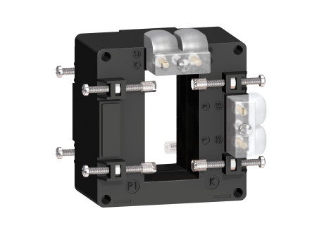 Schneider METSECT5DA150 - TI áramváltó 1500/5A (32x65) klíma álló, gyűjtősínhez kettős szekunder