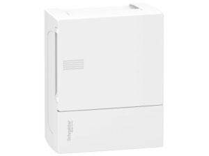 Schneider MIP12106 - MINI PRAGMA Kiselosztó, teli ajtó, falon kívüli, 1x6 modul, PEN sín, fehér