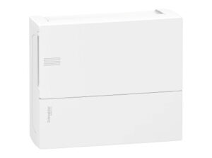 Schneider MIP12112 - MINI PRAGMA Kiselosztó, teli ajtó, falon kívüli, 1x12 modul, PEN sín, fehér
