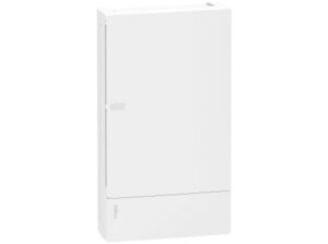 Schneider MIP12312 - MINI PRAGMA Kiselosztó, teli ajtó, falon kívüli, 3x12 modul, PEN sín, fehér