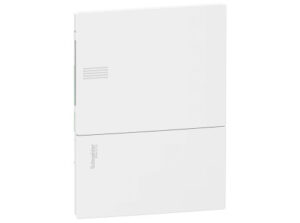 Schneider MIP22106 - MINI PRAGMA Kiselosztó, teli ajtó, süllyesztett, 1x6 modul, PEN sín, komplet