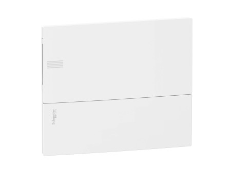 Schneider MIP22112 - MINI PRAGMA Kiselosztó, teli ajtó, süllyesztett, 1x12 modul, PEN sín, komple