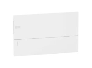 Schneider MIP22118 - MINI PRAGMA Kiselosztó, teli ajtó, süllyesztett, 1x18 modul, PEN sín, komple