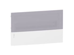 Schneider MIP22118T - MINI PRAGMA Kiselosztó, tejüveg hatású átlátszó ajtó, süllyesztett, 1x18 mo