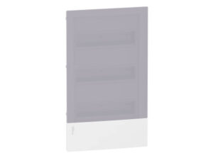 Schneider MIP22312T - MINI PRAGMA Kiselosztó, tejüveg hatású átlátszó ajtó, süllyesztett, 3x12 mo