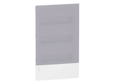 Schneider MIP22312T - MINI PRAGMA Kiselosztó, tejüveg hatású átlátszó ajtó, süllyesztett, 3x12 mo