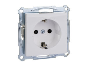 Schneider MTN2300-0325 - MERTEN 2P+F csatlakozóaljzat, gyermekvédelemmel, rugós bekötés, 16A, Sys