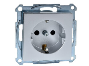 Schneider MTN2300-0460 - MERTEN 2P+F csatlakozóaljzat, gyermekvédelemmel, rugós bekötés, 16A, Sys