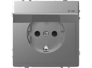 Schneider MTN2314-6036 - MERTEN 2P+F csatlakozóaljzat, gyermekvédelemmel, csapófedéllel, rugós be