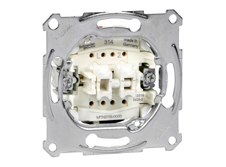 Schneider MTN3115-0000 - MERTEN Csillárkapcsoló, rugós bekötés, 10AX (105)