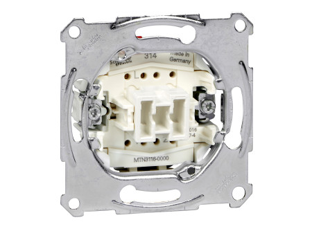 Schneider MTN3116-0000 - MERTEN Váltókapcsoló, rugós bekötés, 10AX (106)