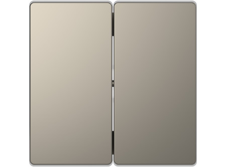 Schneider MTN3400-6050 - MERTEN Dupla billentyű, D-Life, nikkel