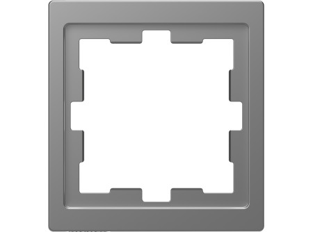 Schneider MTN4010-6536 - MERTEN D-Life egyes keret, acél