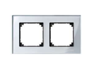 Schneider MTN4020-3260 - MERTEN M-Elegance kettes keret, gyémántfehér