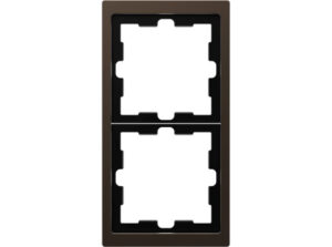 Schneider MTN4020-6552 - MERTEN D-Life kettes keret, mokka