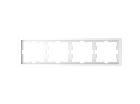 Schneider MTN4040-6535 - MERTEN D-Life négyes keret, lótuszfehér