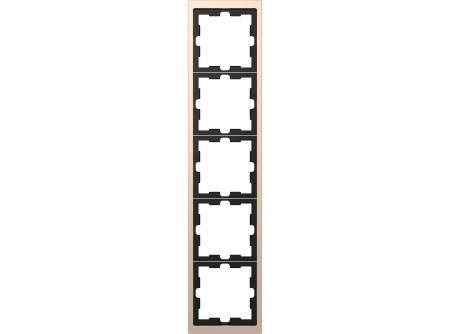 Schneider MTN4040-6551 - MERTEN D-Life négyes keret, pezsgő